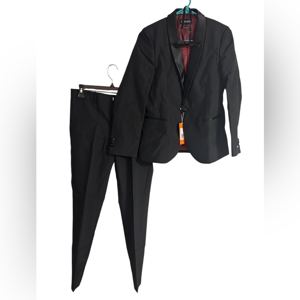 OppoSuits Kids Black Formal Suit Set